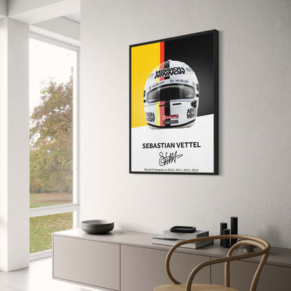 Formula 1 Helmet Canvas Art