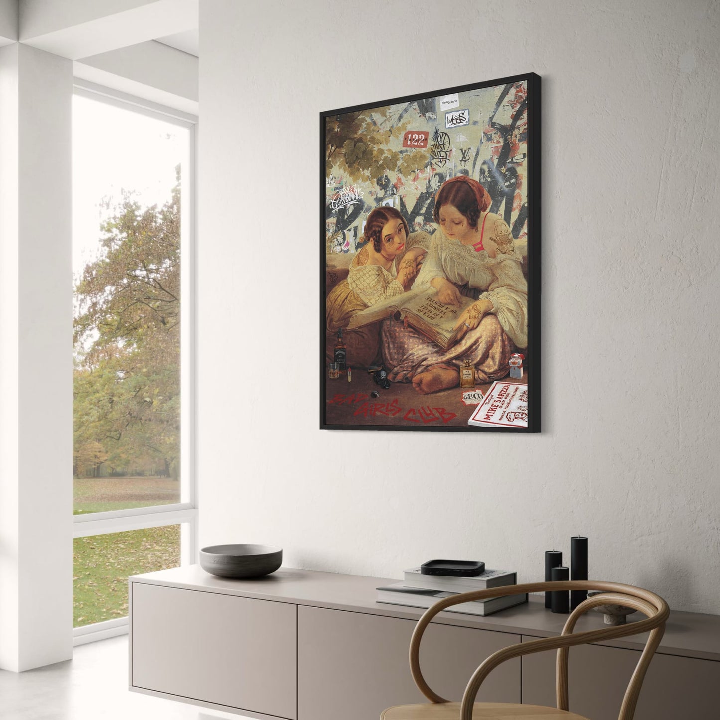 Bad Girls Club | Artistic Wall Poster | Home Decor | Contemporary Artwork | Eye-Catching Design | Vibrant Colors