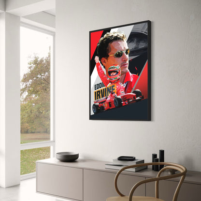 Eddie Irvine | Formula 1 Racer Helmet