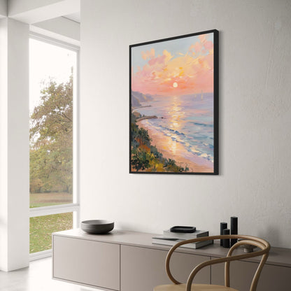 Serene Beach Scene | Ocean Waves | Coastal Vibes