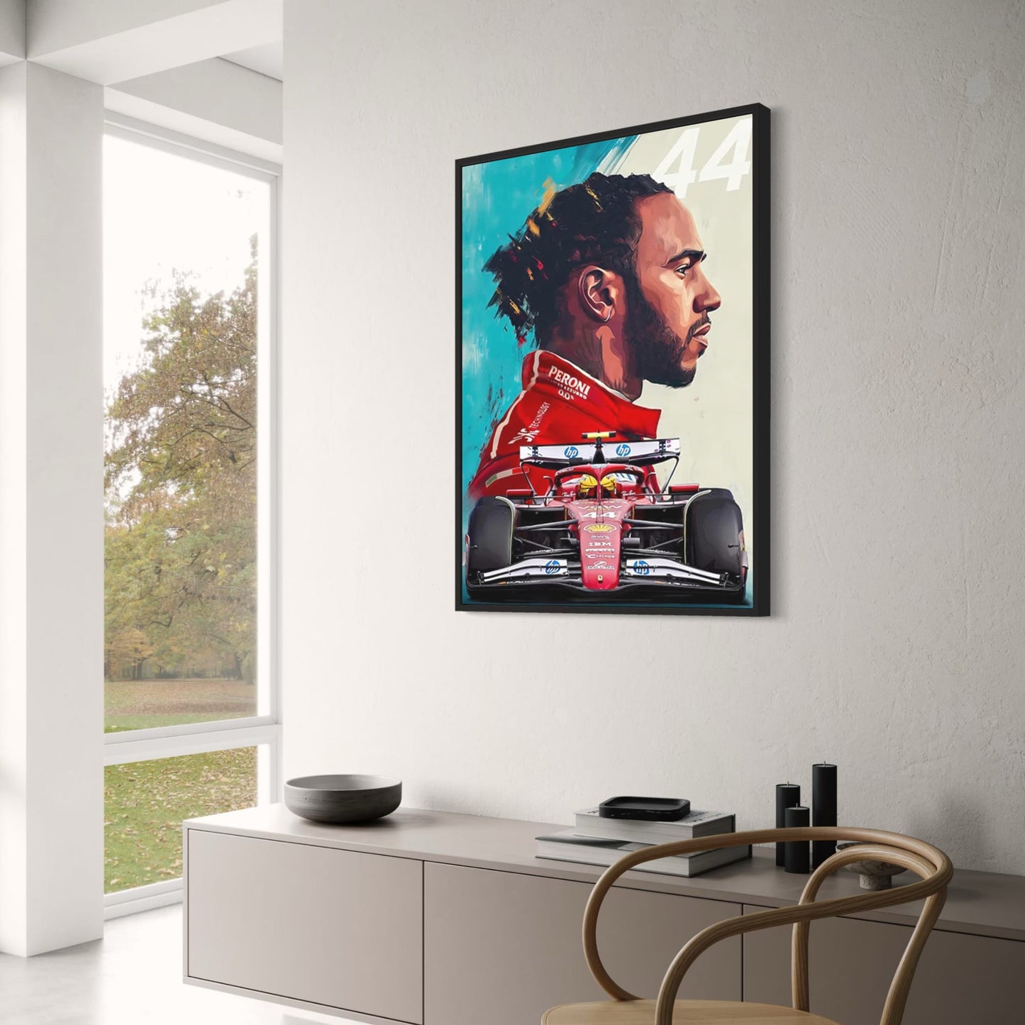 Lewis Hamilton 2025 | Abstract SF25 | Number 44