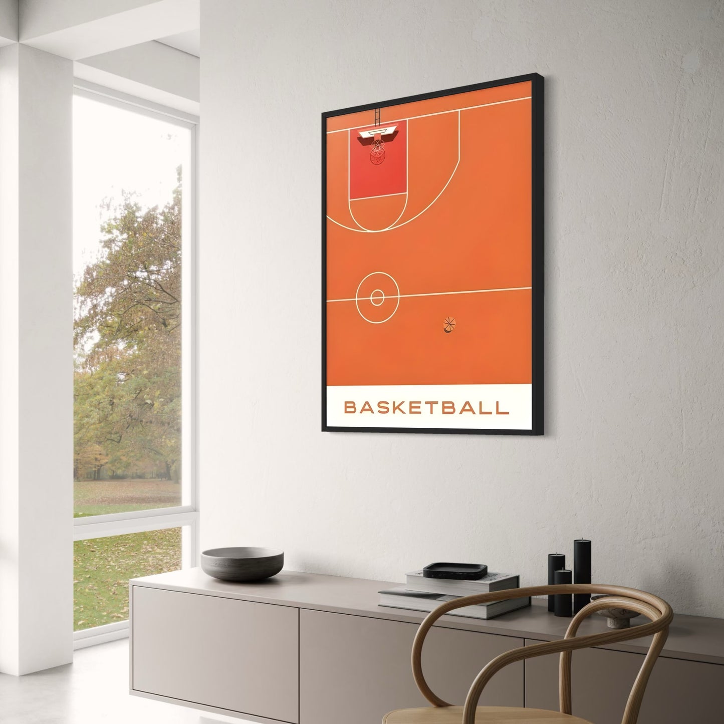 Geometry of Victory | Basketball NBA Art Series