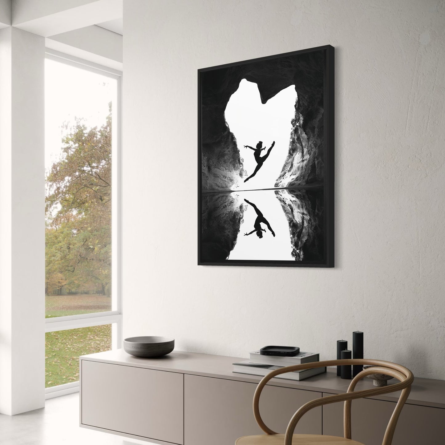 A Beating Heart | Artistic Wall Poster | Heartbeat Design | Home Decor | Living Room Art | High-Quality Print