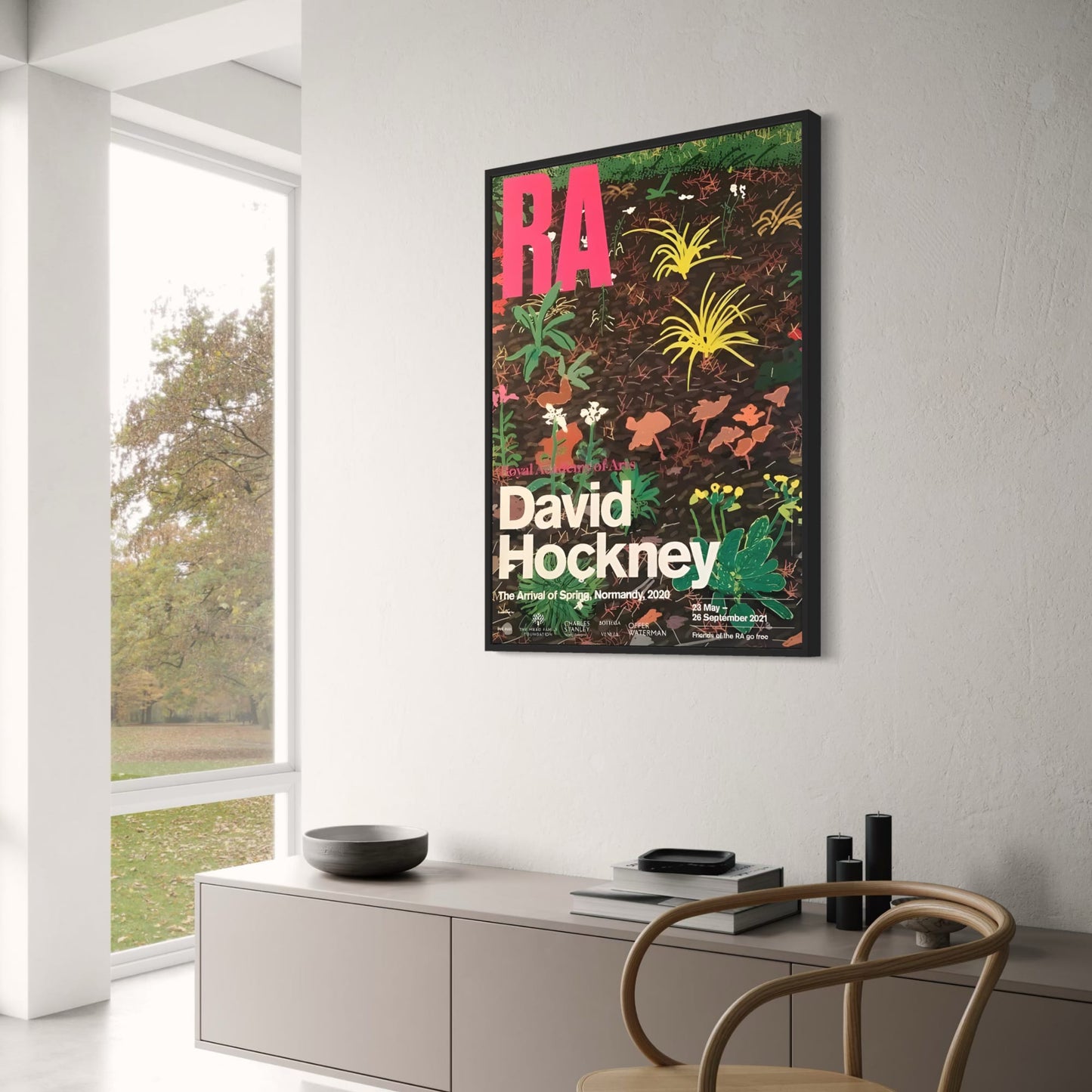 David Hockney | The Arrival of Spring | Springtime Scene