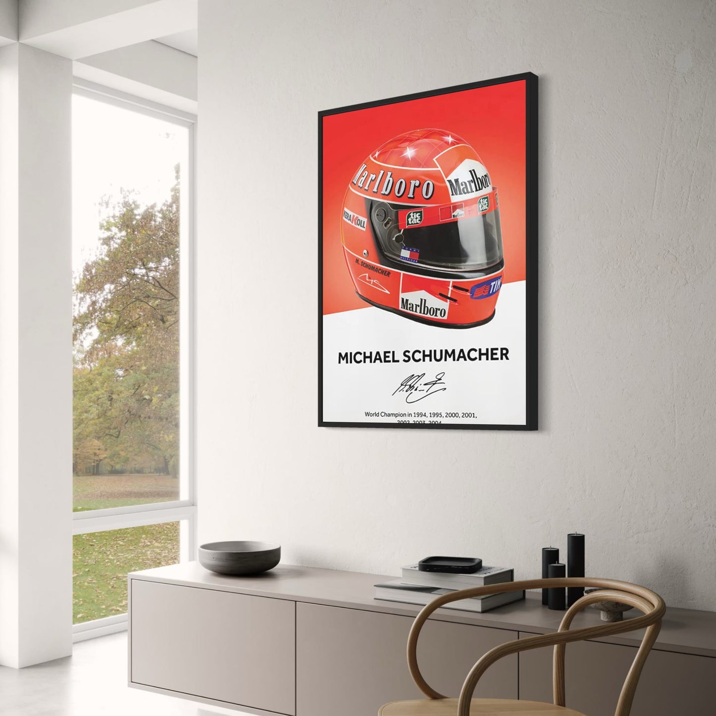 Formula 1 Helmet Canvas Art