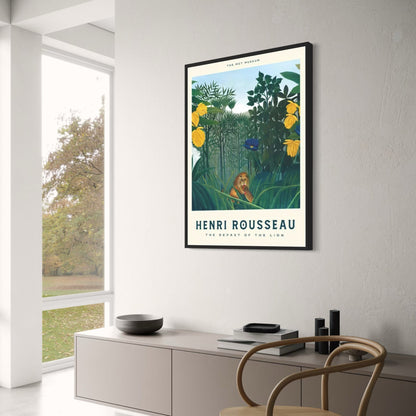 Henri Rousseau | The Repast of the Lion | Jungle Wildlife