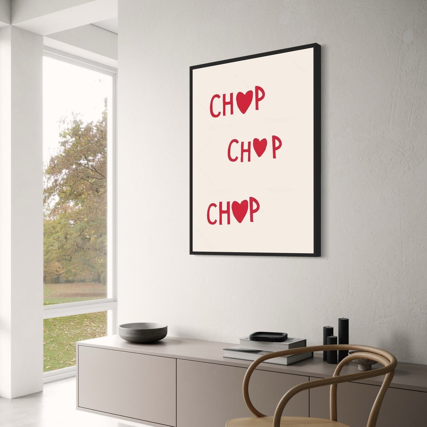 Chop Series | Hand Drawn Minimalist Art