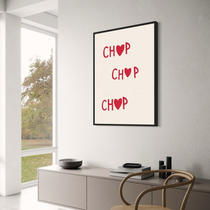 Chop Series | Hand Drawn Minimalist Art