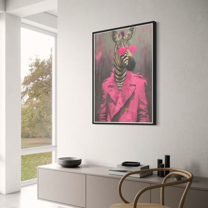 Royal Punk Animals | Quirky Zebra Sunglasses Art