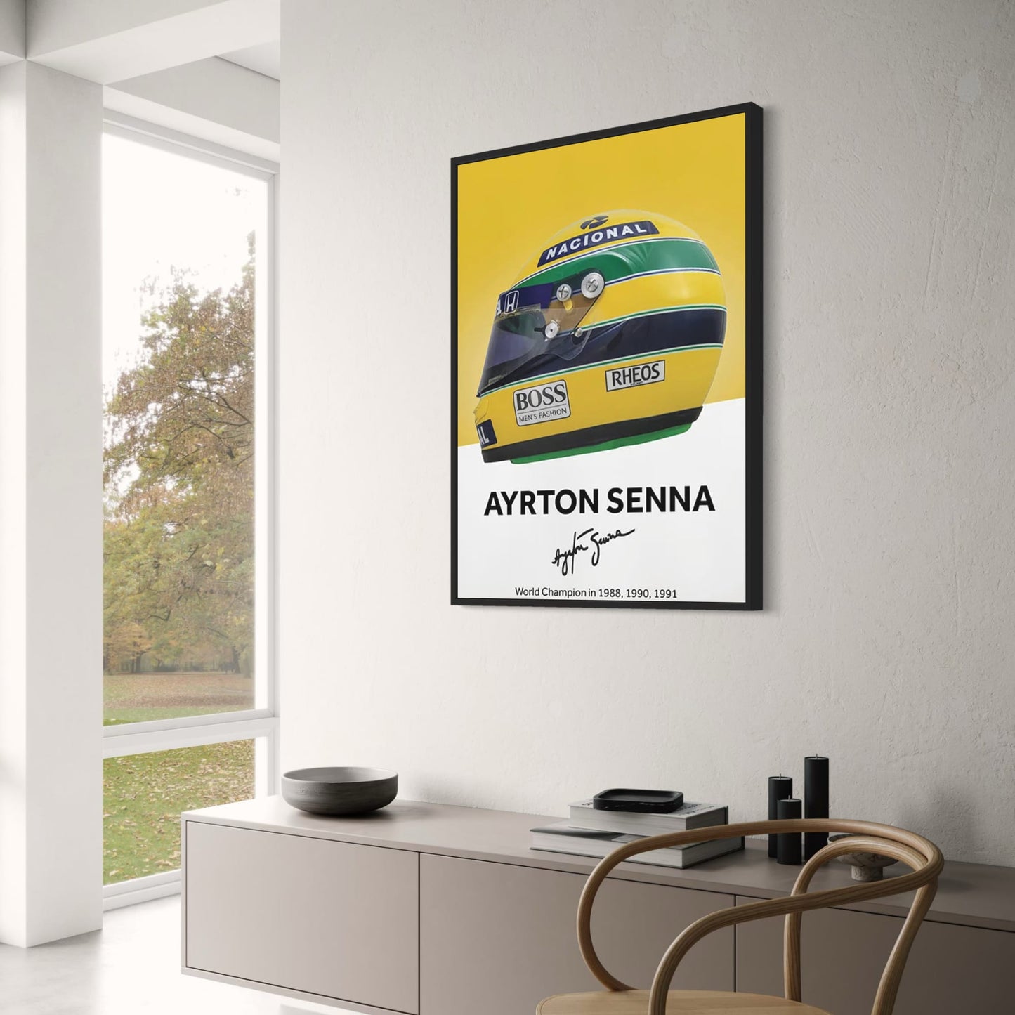 Formula 1 Helmet Canvas Art