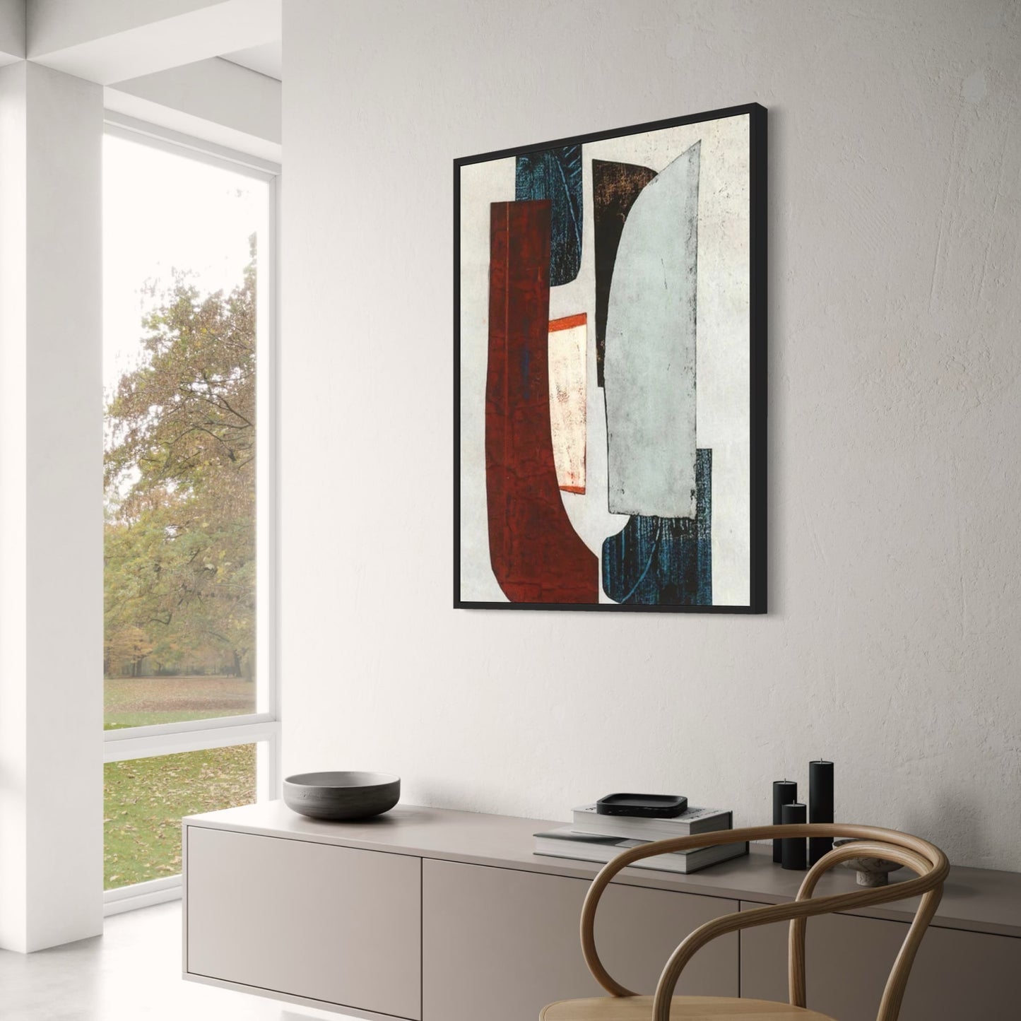 Textured Tones | Artistic Wall Decor | Modern Abstract Design | Poster | Home & Garden Artwork | Vibrant Colors