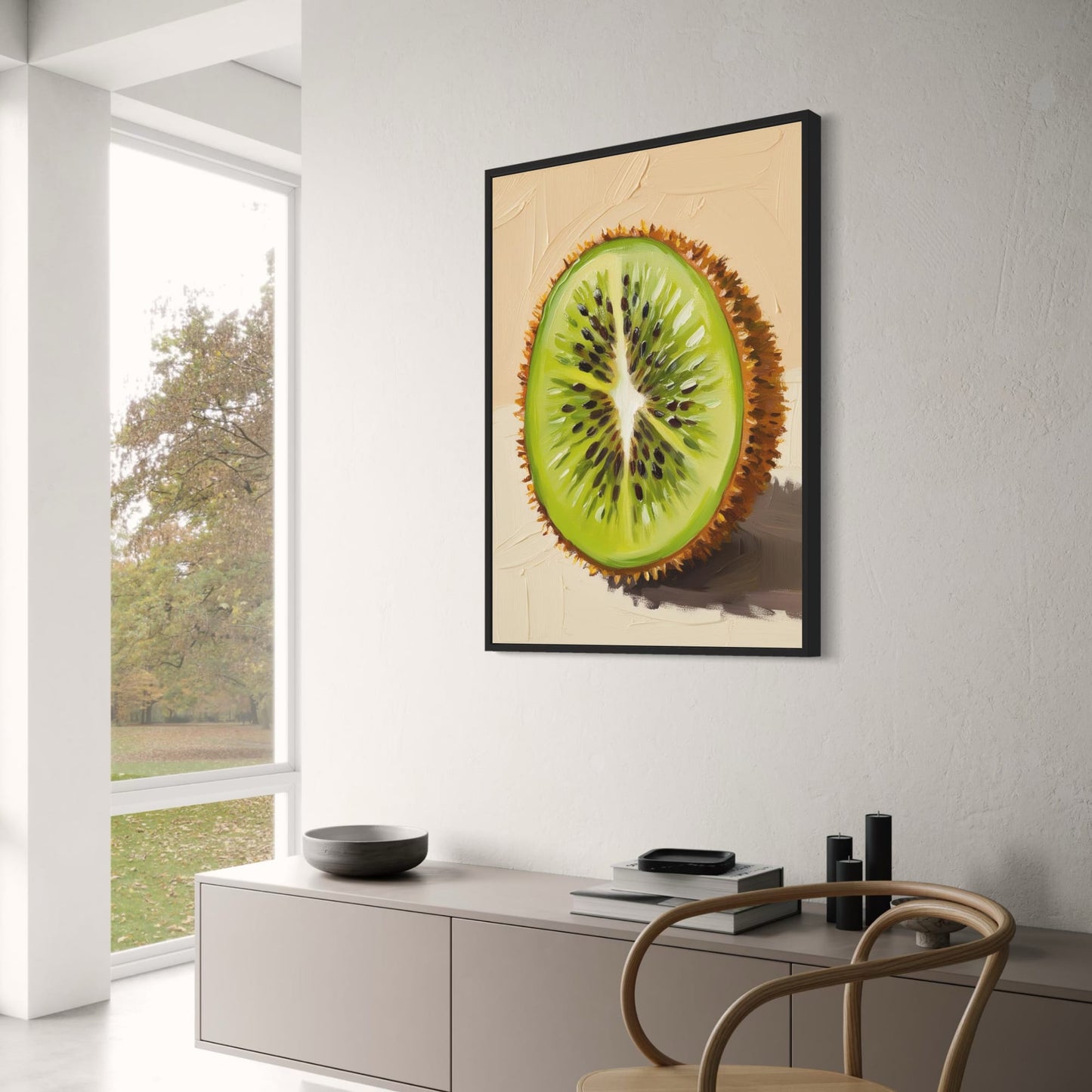 Fresh Kiwi | Vibrant Botanical Illustration