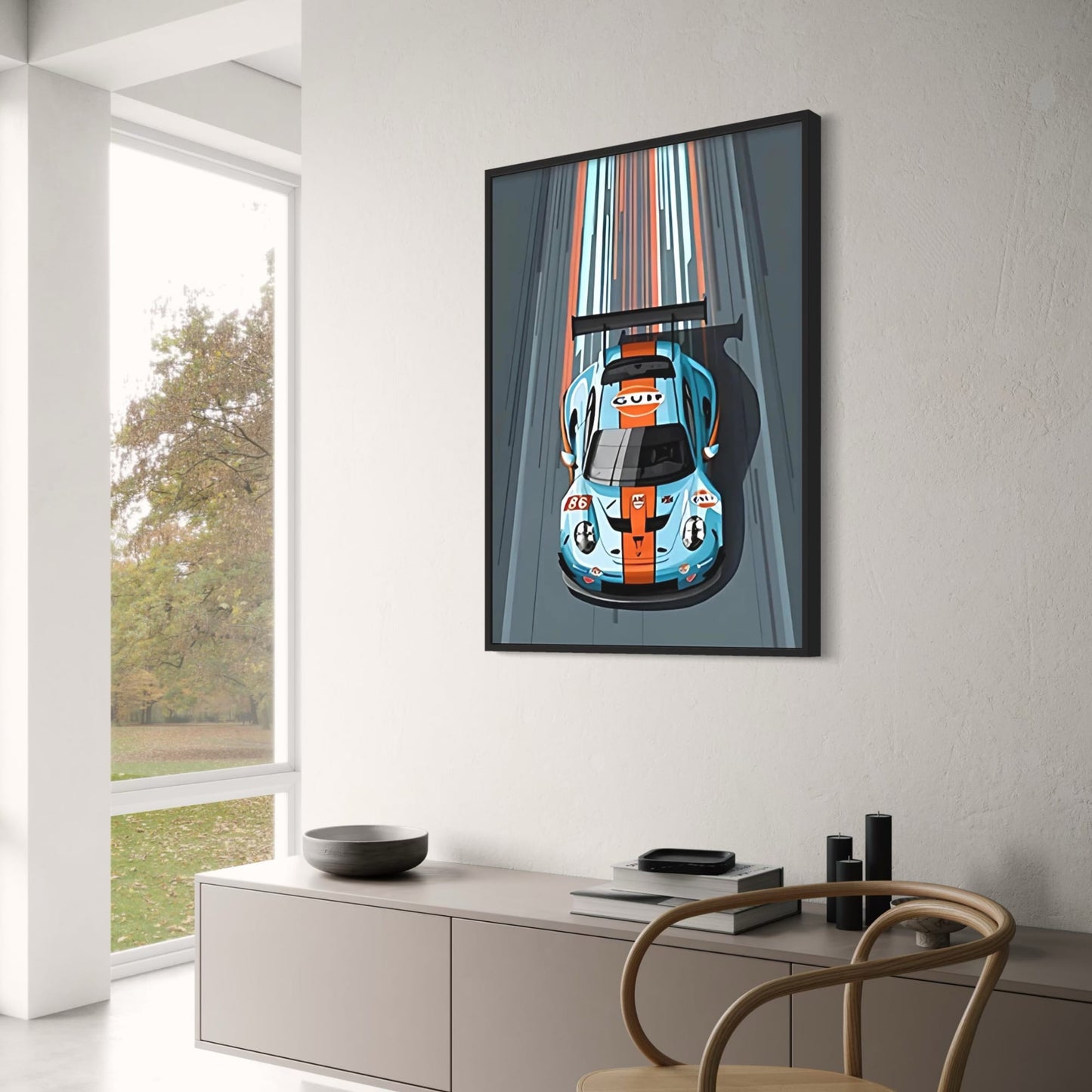 Porsche 911 | Gulf Oil | Vintage Le Mans Style