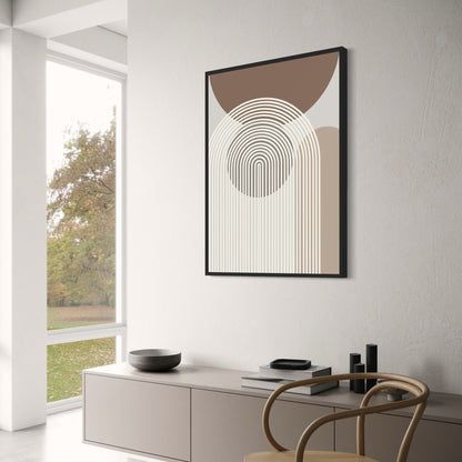 Subtle Tensions of Negative Space | Minimalist Art Print | Abstract Wall Poster | Modern Decor | Monochrome Design | Home & Garden Decor | Artistic Visual Artwork