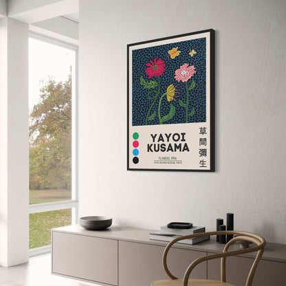 Yayoi Kusama | Colorful Floral Botanical Art