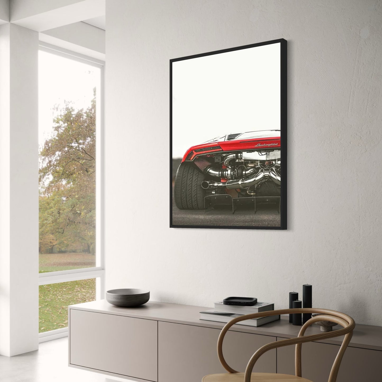 Lamborghini Supercar | Rear View & Chrome Details