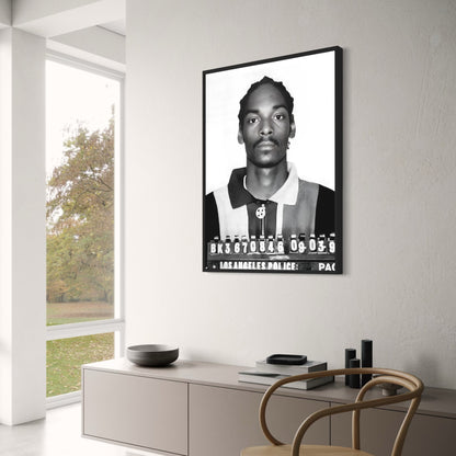 Snoop Dogg Retro Mugshot | Iconic Music Poster
