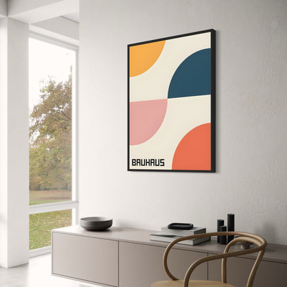 Bauhaus Spectrum | Retro Pulse | Vibrant Modern Art