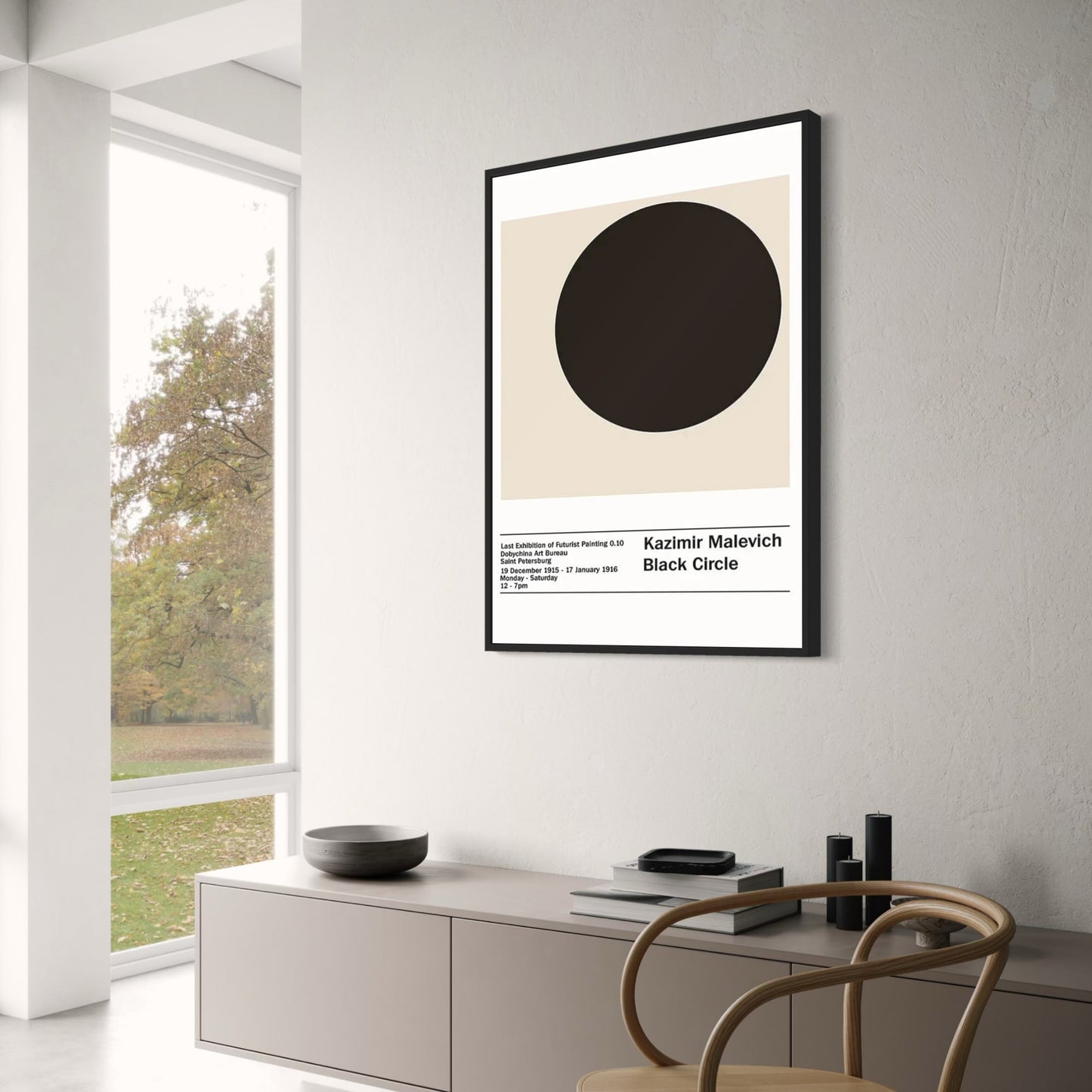 Kazimir Malevich | Black Circle | Abstract Minimalist Art