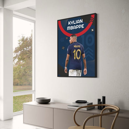Kylian Mbappe #5 | Celebration |Sport Poster | The Speed, Skill, and Spirit of a Football Legend