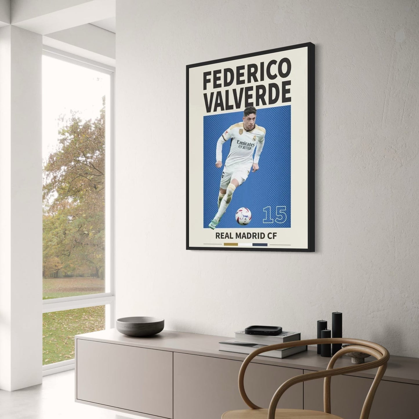 Federico Valverde | Soccer Star Poster | Famous Football Players Art Print