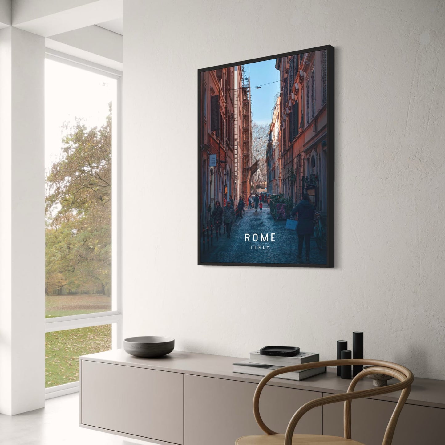 Busy Street Scene | Rome | Italy | Experience Daily Roman Life | Bustling Urban Energy | Vibrant Rome Posters