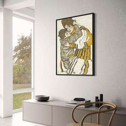 Egon Schiele | A Mother's Love | Art Nouveau Print