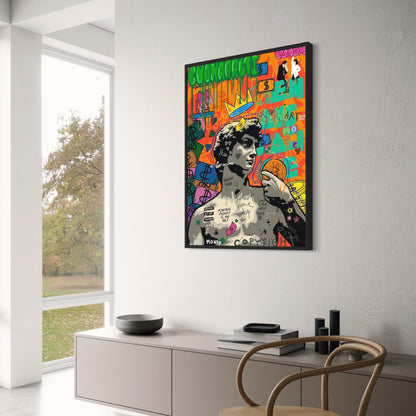 Scarface Mona Lisa | Graffiti Pop Portrait
