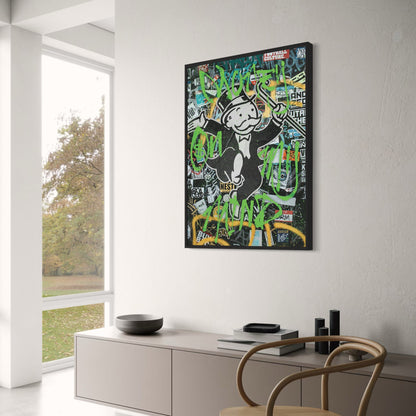Money On My Mind | Inspirational Vibrant Artwork