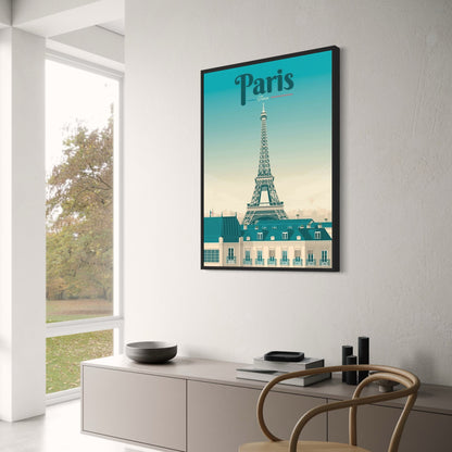 Eiffel Tower Poster | Iconic Paris Landmark | Wall Art Decor | Scenic Views of France | Home Decoration Artwork