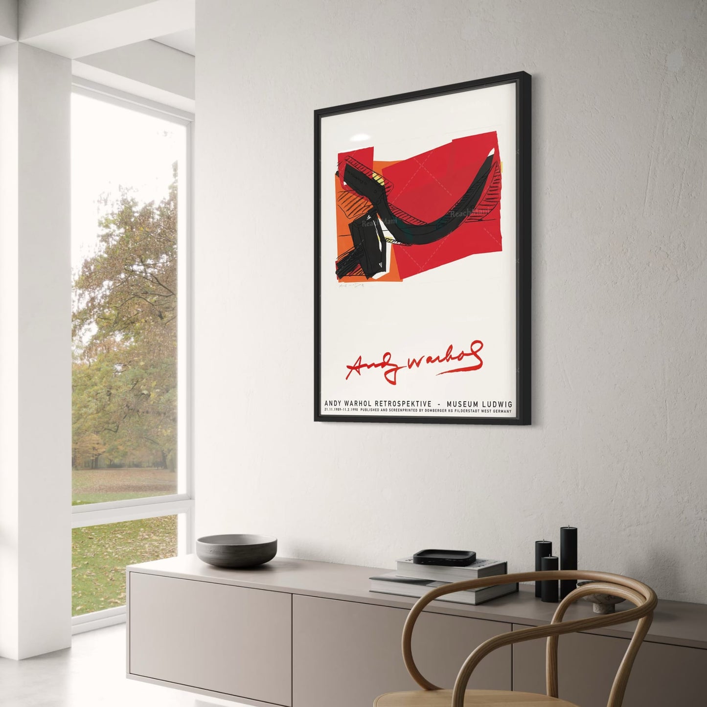 andy warhol utstllningsaffisch sovjetkonsttryck / utskrivbar sovjetisk konstaffischposter