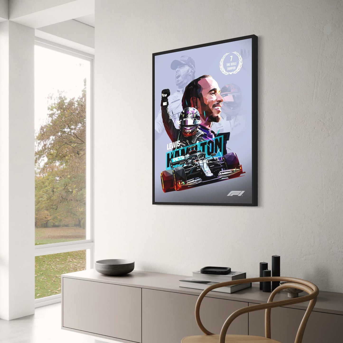 Lewis Hamilton F1 | 7-Time Champion Helmet Art
