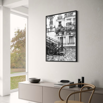 Vintage Paris Street Scene | Urban Landscape Illustration