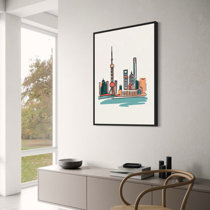 Shanghai Skyline | Modern Urban Cityscape