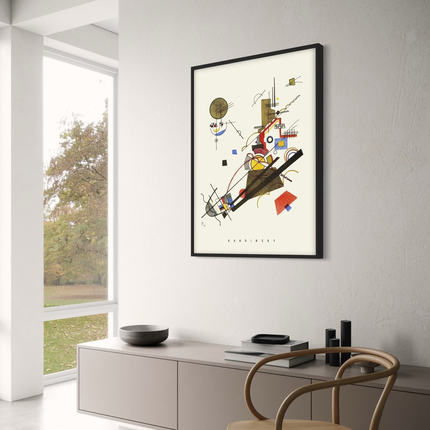 Kandinsky's Joyous Ascent | Vibrant Abstract