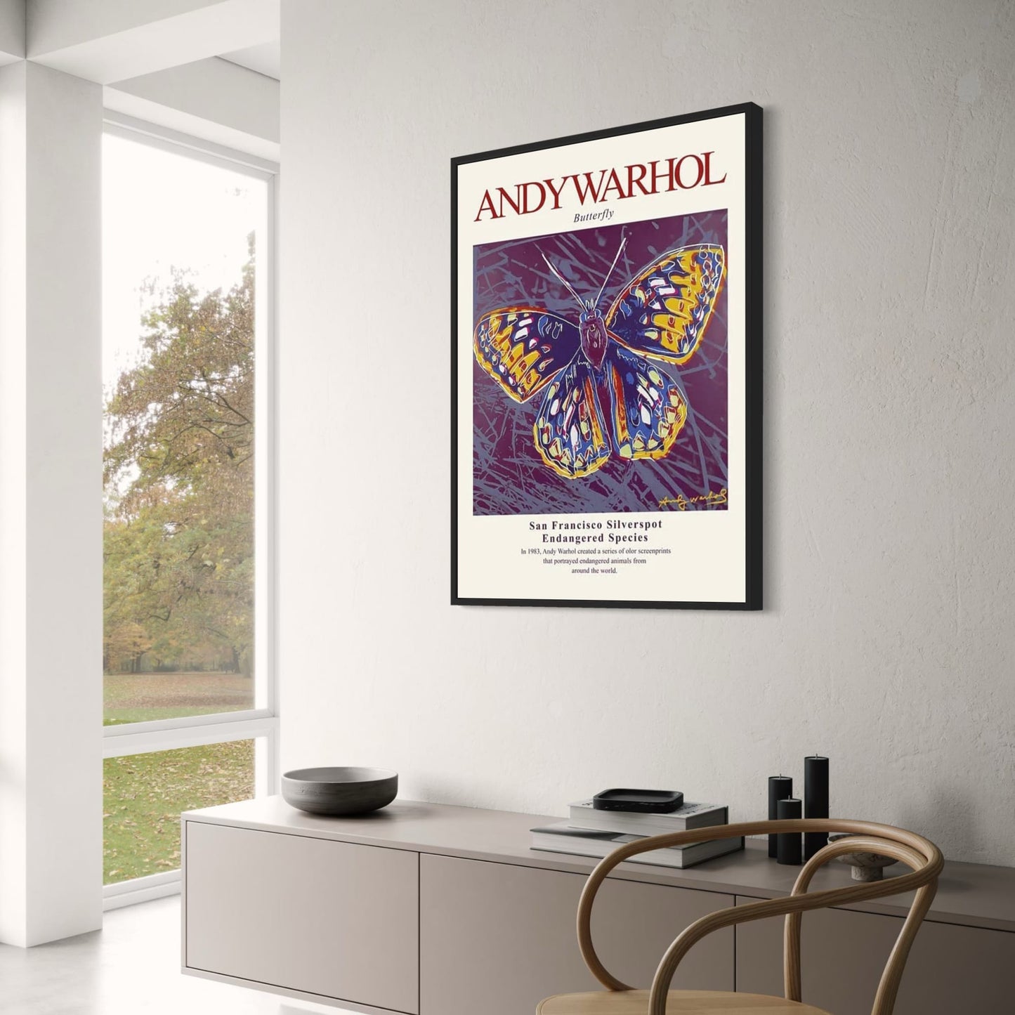 Andy Warhol | Butterfly 83 | Iconic Pop Art