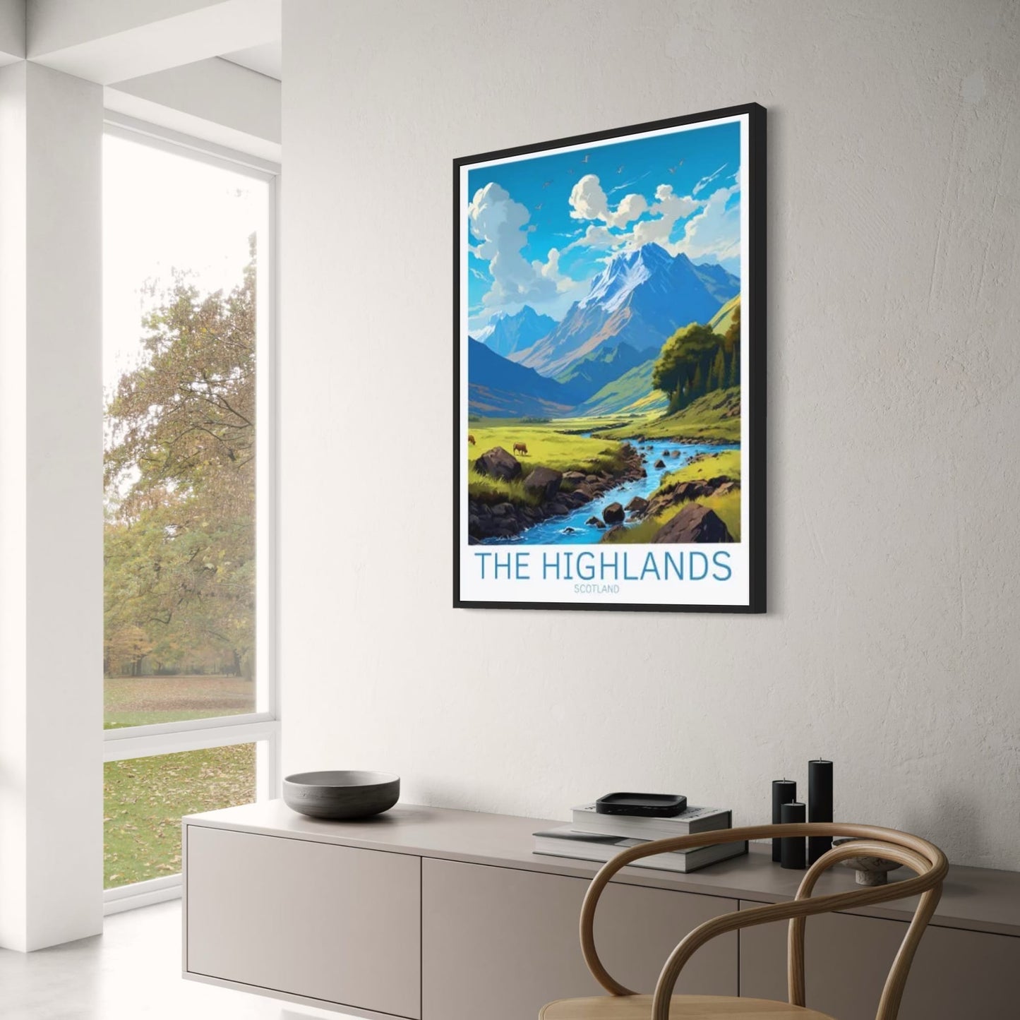 Scottish Highlands River | Serene Nature Landscape