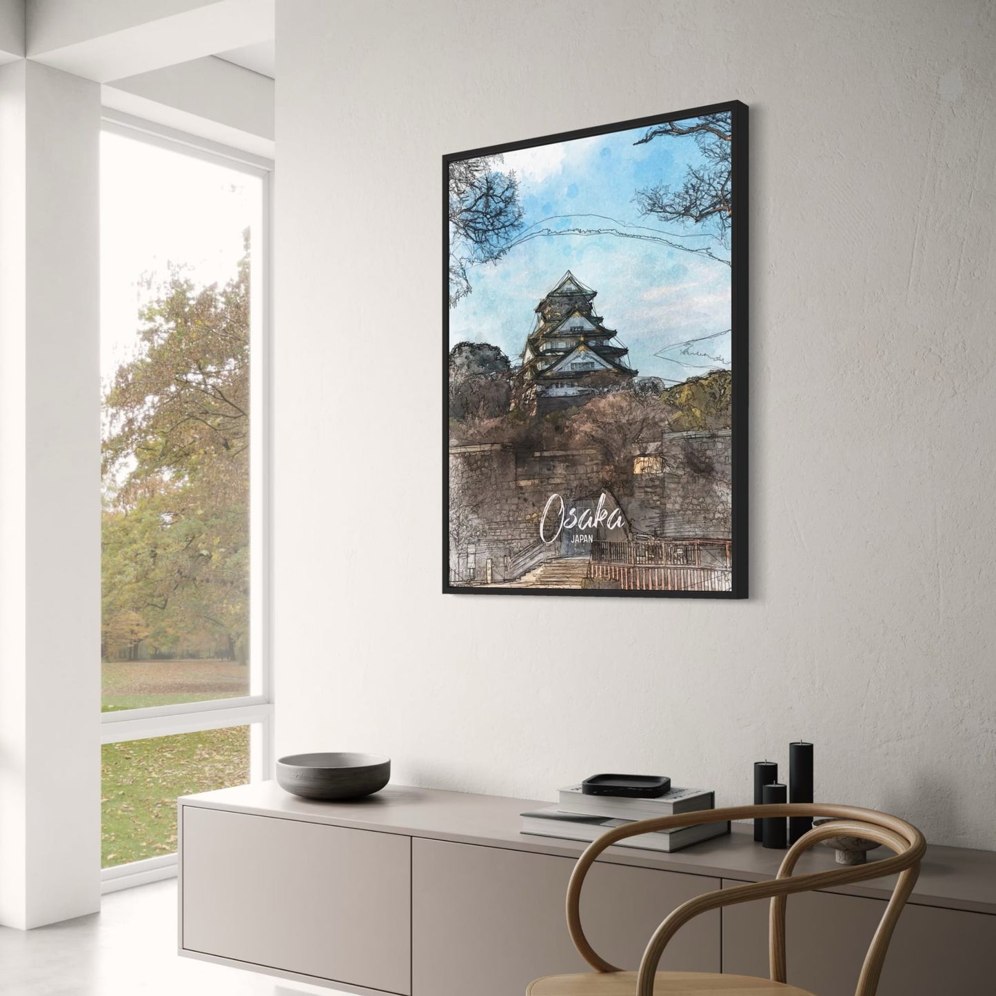 Osaka Castle | Osaka | Japan | Iconic Japanese Fortress | Asian Architectural Excellence | Historical Sites Posters