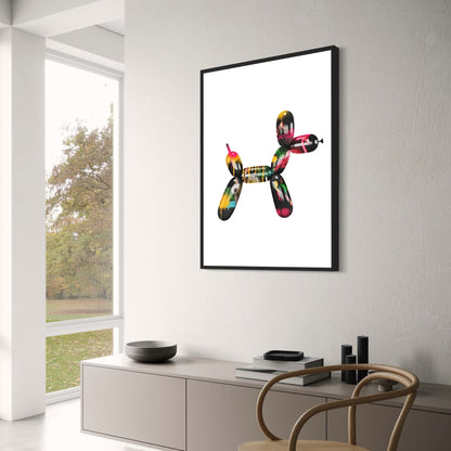 Pop Art Balloon Dog | Abstract Modern