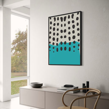 Piet Mondrian Poster | Untitled No.1 | Abstract Geometric Art Decor | Home & Garden Wall Art | Artistic Visual Artwork Print