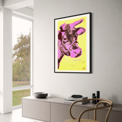 Andy Warhol | The Pink Bull | Vibrant Pop Art