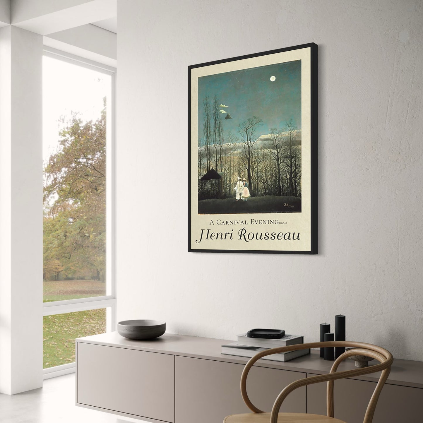 Henri Rousseau | Carnival Evening Poster | Surreal Landscape Art | Wall Decor | Home Decoration