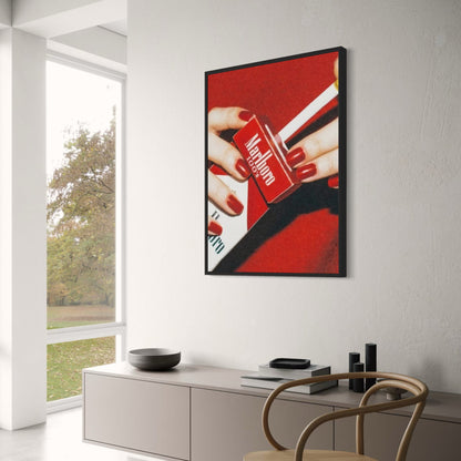 Red Fashion Marlboro Poster | Trendy Cigarette poster