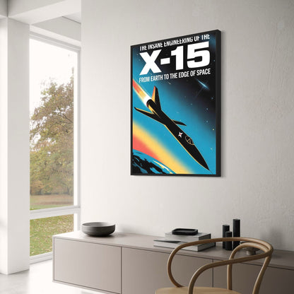 Vintage X-15 Rocket | Retro Space Exploration