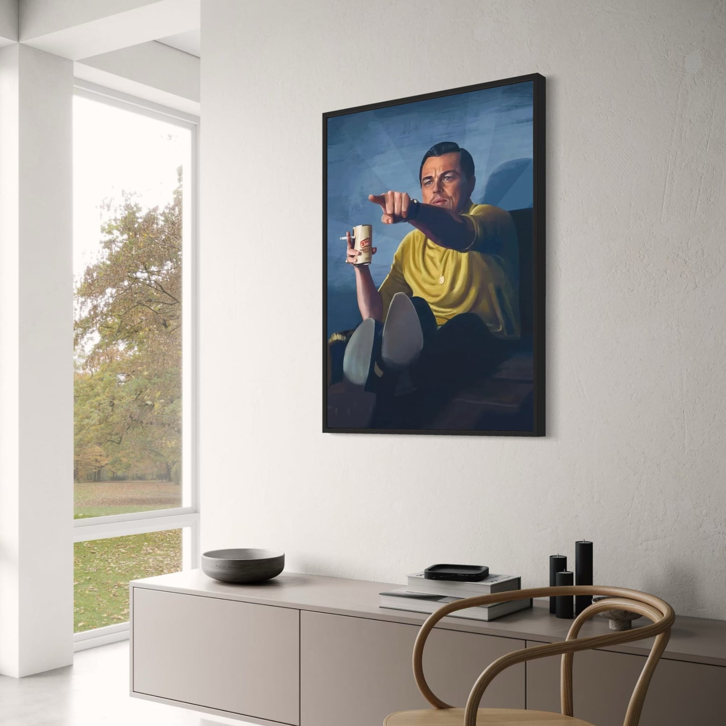 The Wolf of Wall Street Canvas Poster | Leonardo DiCaprio Art | Classic Movie Wall Art | Home Decor