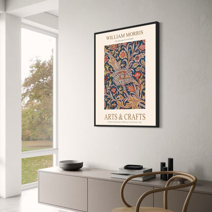 William Morris | Garden Flower Botanic Design | Classic Floral Artwork