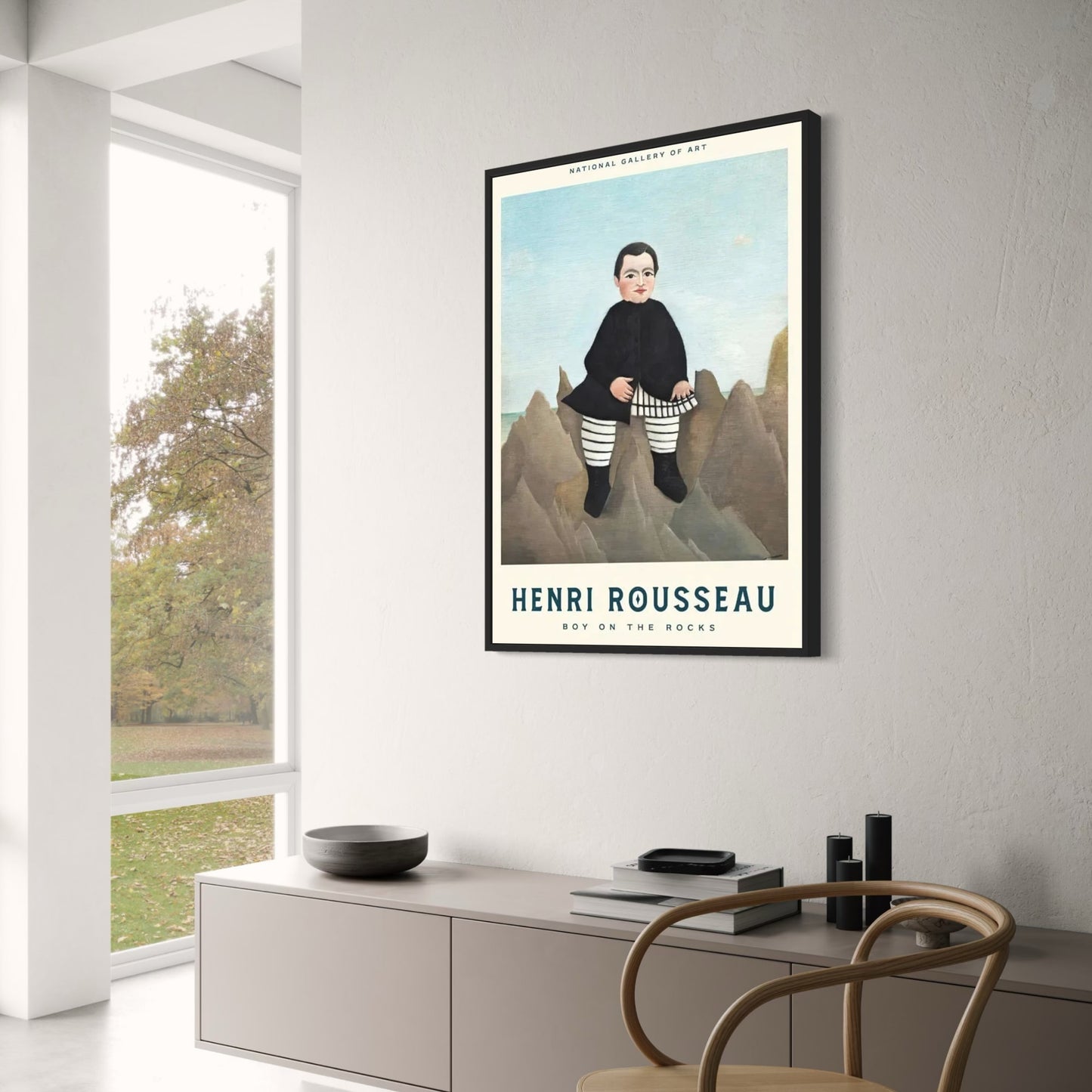 Henri Rousseau | Boy on The Rocks | Classic Art