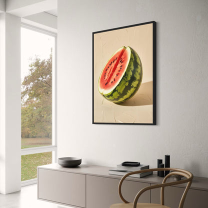 Watermelon Poster | Colorful Fruit Art Print | Home Decor | Kitchen Wall Art | Fresh & Juicy Design | Fruit-Themed Visual Artwork
