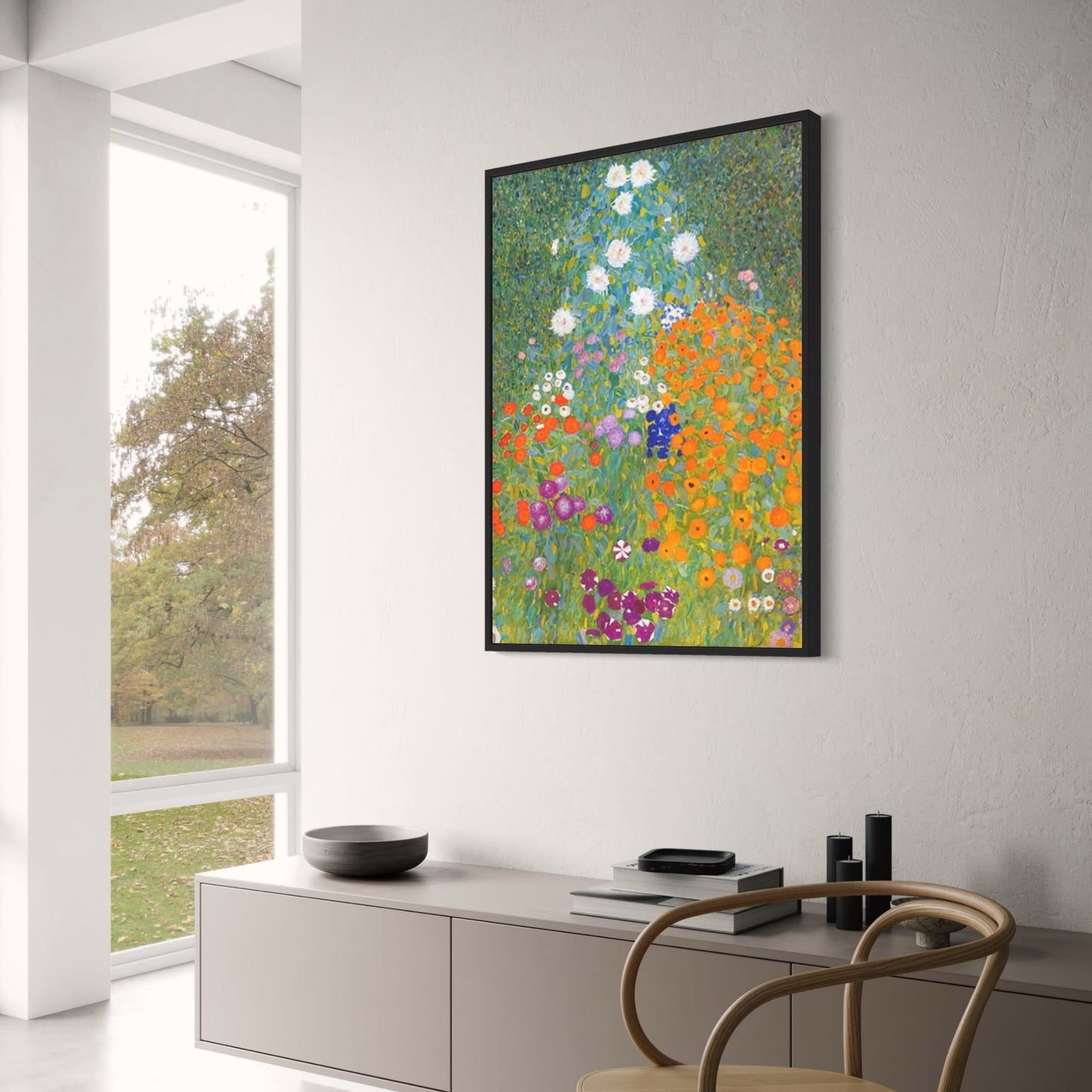 Klimt's Flower Garden | Art Nouveau Floral Vintage