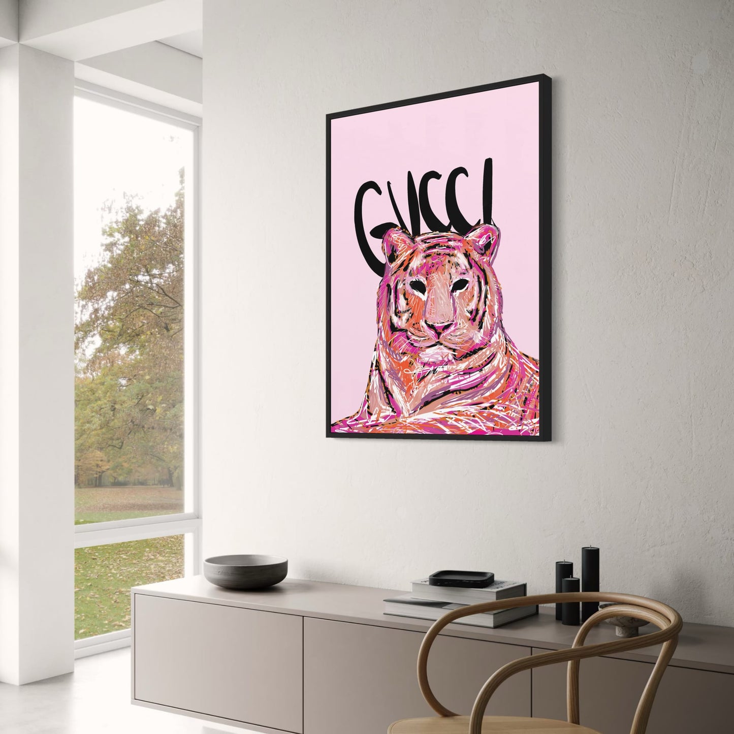 Gucci Tiger | Wildlife Fashion Illustration
